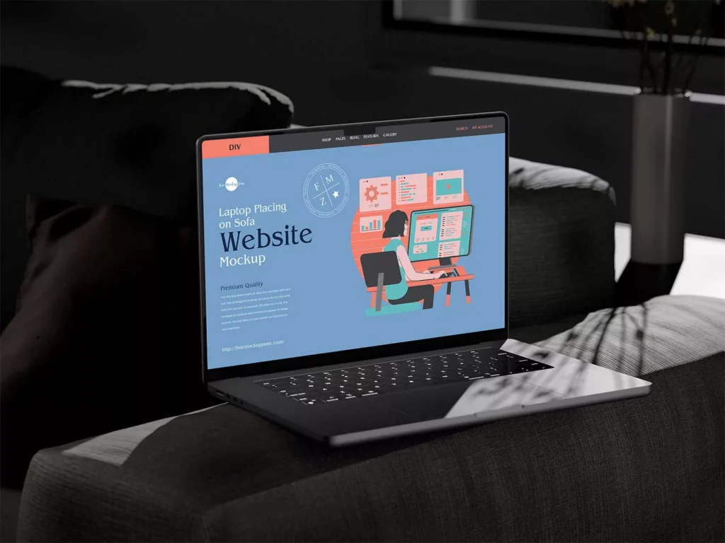 Laptop-Website-Mockup